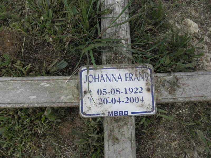 FRANS Johanna 1922-2004
