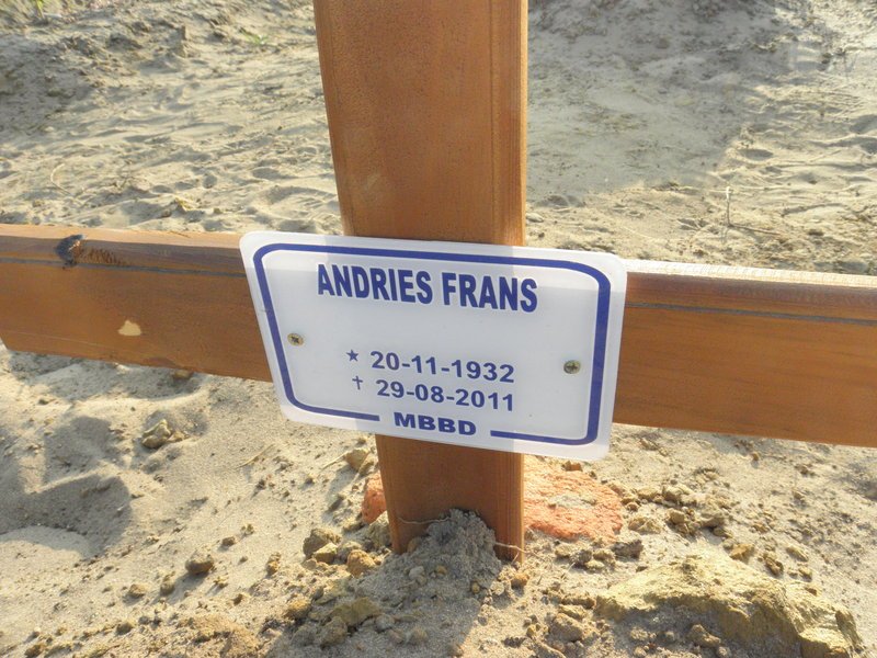 FRANS Andries 1932-2011