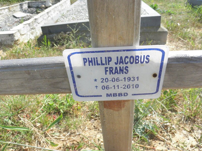 FRANS Phillip Jacobus 1931-2010