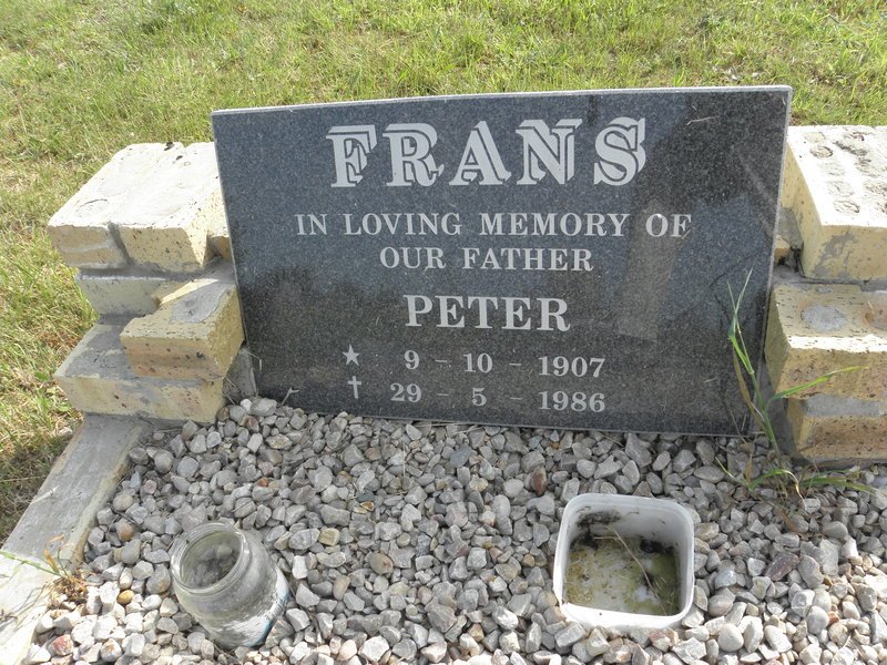 FRANS Peter 1907-1986