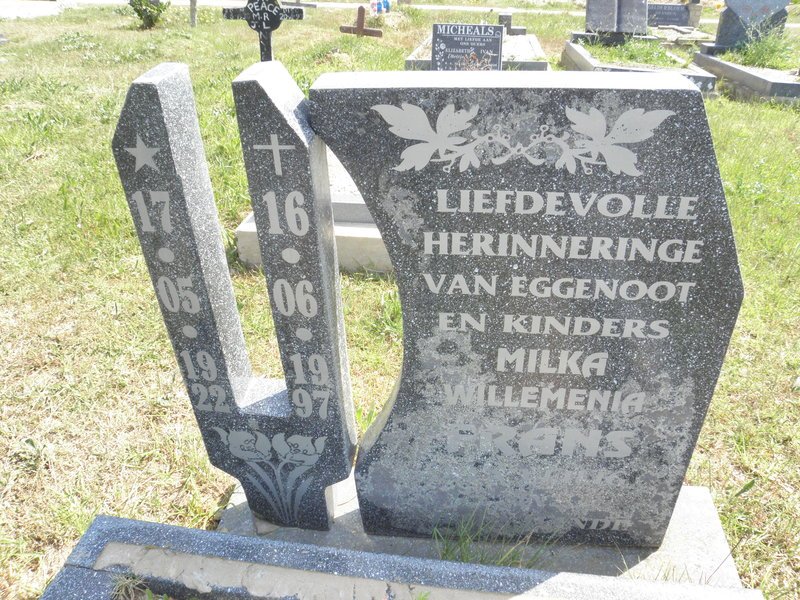 FRANS Milka Willemenia 1922-1997