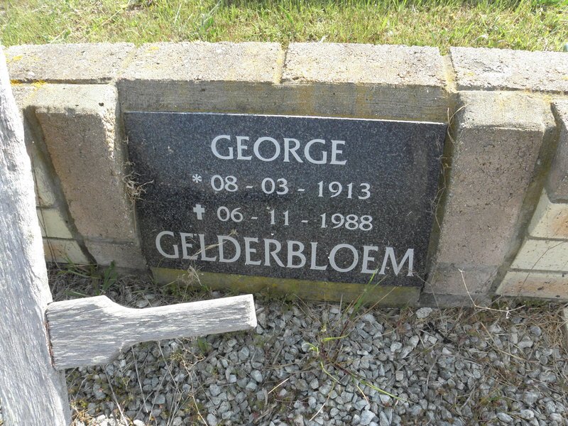 GELDERBLOEM George 1913-1988