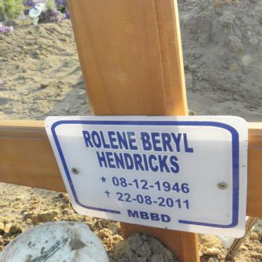 HENDRICKS Rolene Beryl 1946-2011