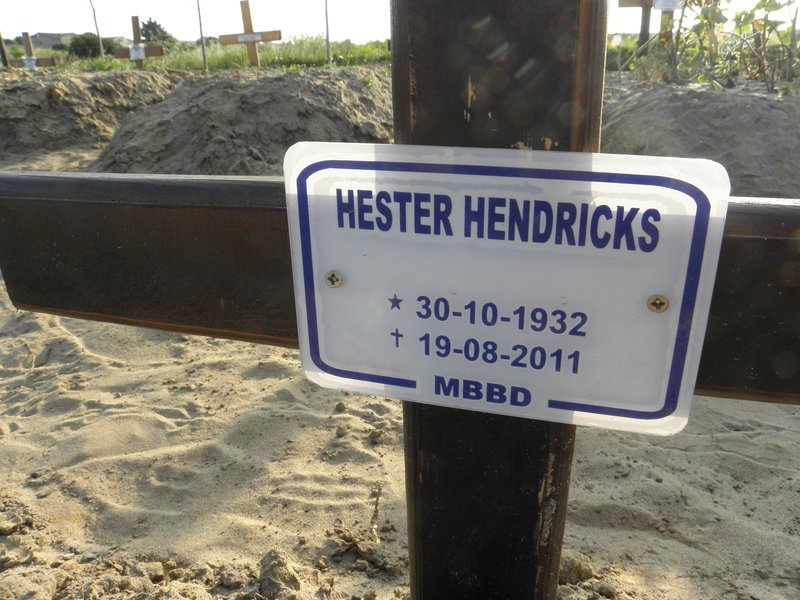 HENDRICKS Hester 1932-2011