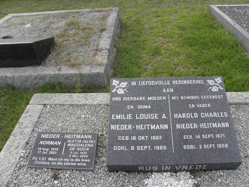 HEITMANN, Nieder Grave