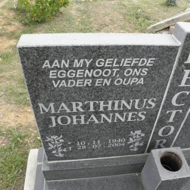 HECTOR Marthinus Johannes 1940-2004