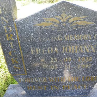 HENDRICKS Freda Johanna 1938-1997