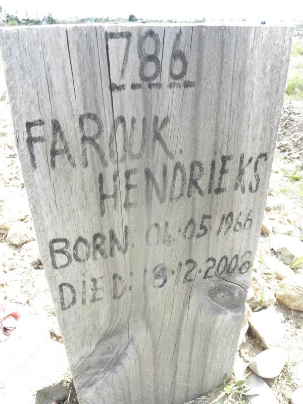 HENDRIEKS Farouk 1966-2008
