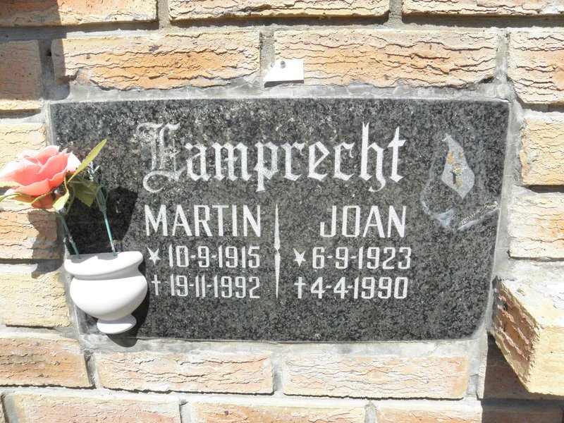 LAMPRECHT Martin 1915-1992 &amp; Joan 1923-1990