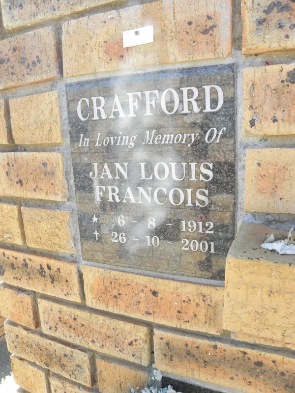 CRAFFORD Jan Louis Francois 1912-2001