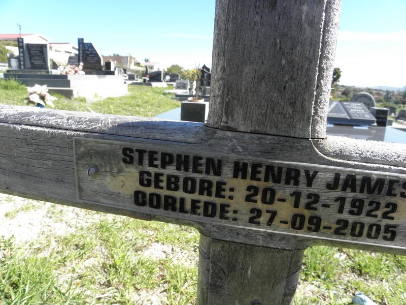 JAMES Stephen Henry 1922-2005