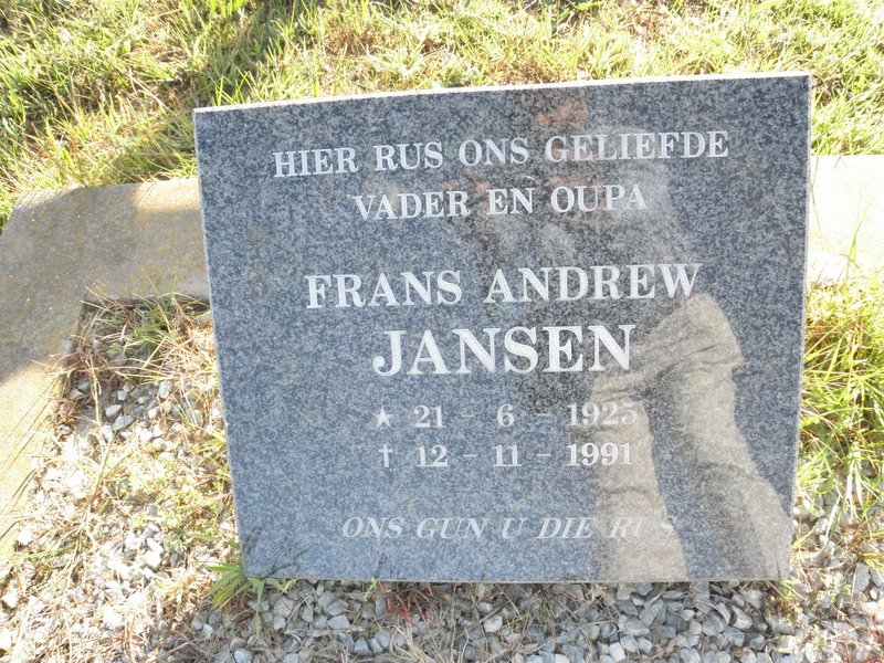 JANSEN Frans Andrew 1925-1991