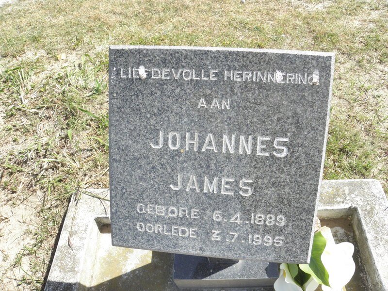 JAMES Johannes 1889-1995