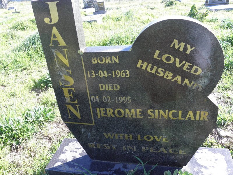 JANSEN Jerome Sinclair 1963-1999