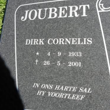 JOUBERT Dirk Cornelis 1933-2001