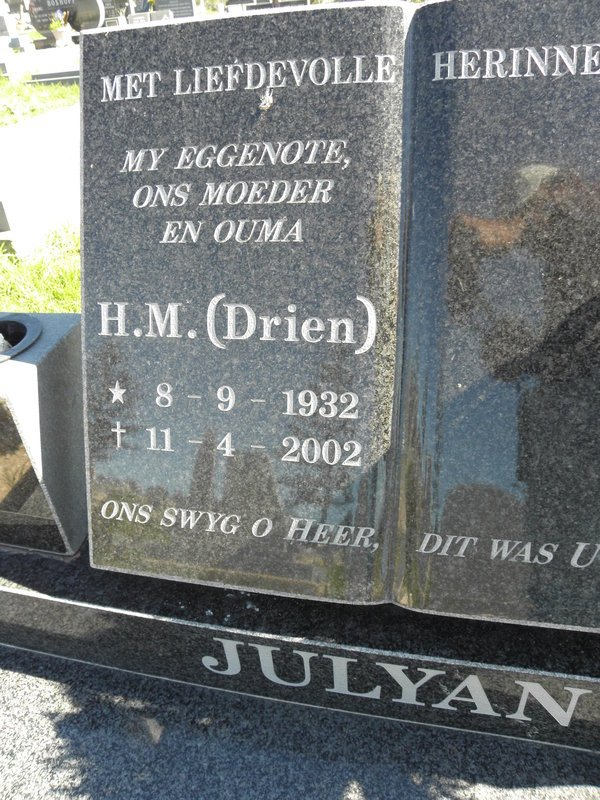 JULYAN H.M. 1932-2002