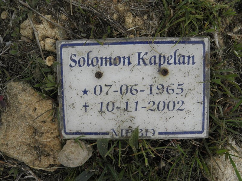 KAPELAN Solomon 1965-2002
