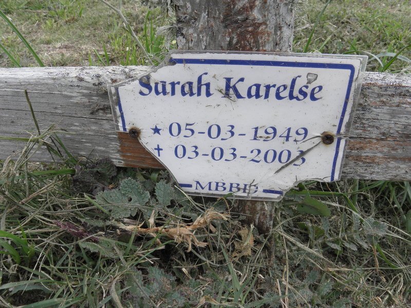 KARELSE Sarah 1949-2003
