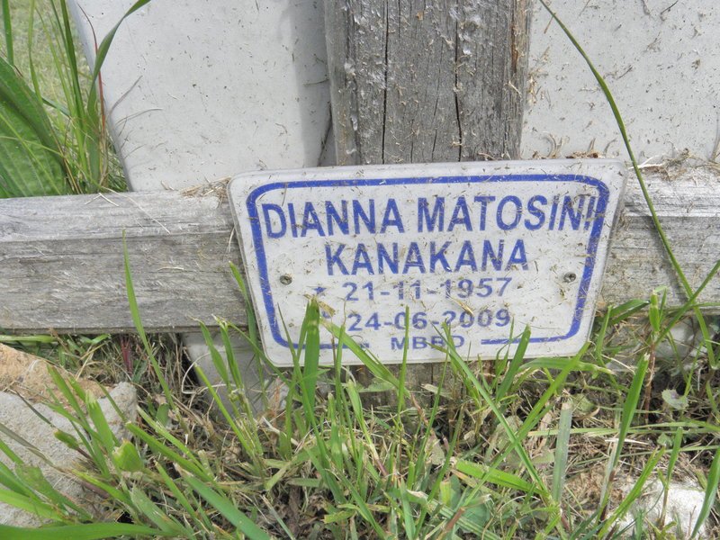 KANAKANA Dianna Matosini 1957-2009