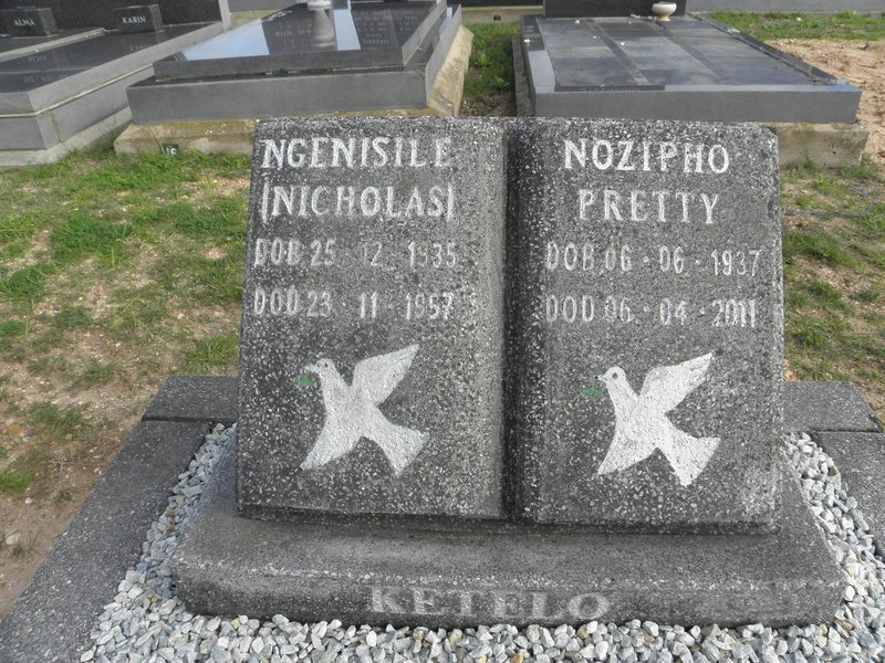 KETELO Ngenisile 1935-1957 &amp; Nozipho Pretty 1937-2011