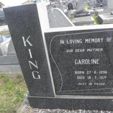 KING Caroline 1896-1971