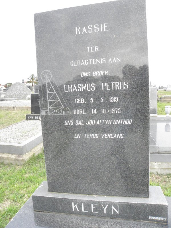 KLEYN Erasmus Petrus 1919-1975