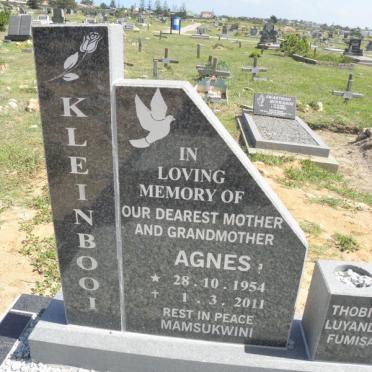 KLEINBOOI Agnes 1954-2011 