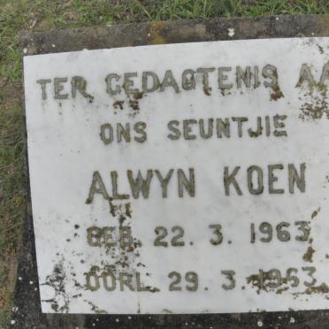 KOEN Alwyn 1963-1963