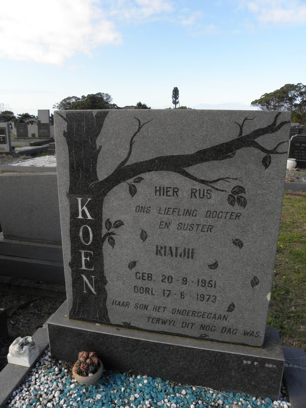 KOEN Riatjie 1951-1973
