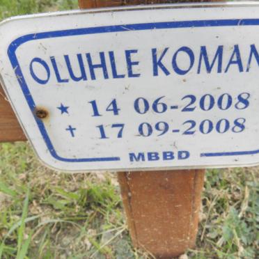 KOMANI Oluhle 2008-2008