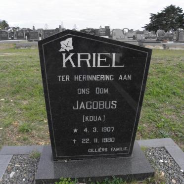 KRIEL Jacobus 1907-1980