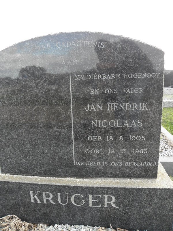 KRUGER Jan Hendrik Nicolaas 1905-1963