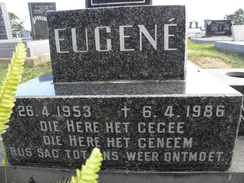 LÖTTER Eugené 1953-1986