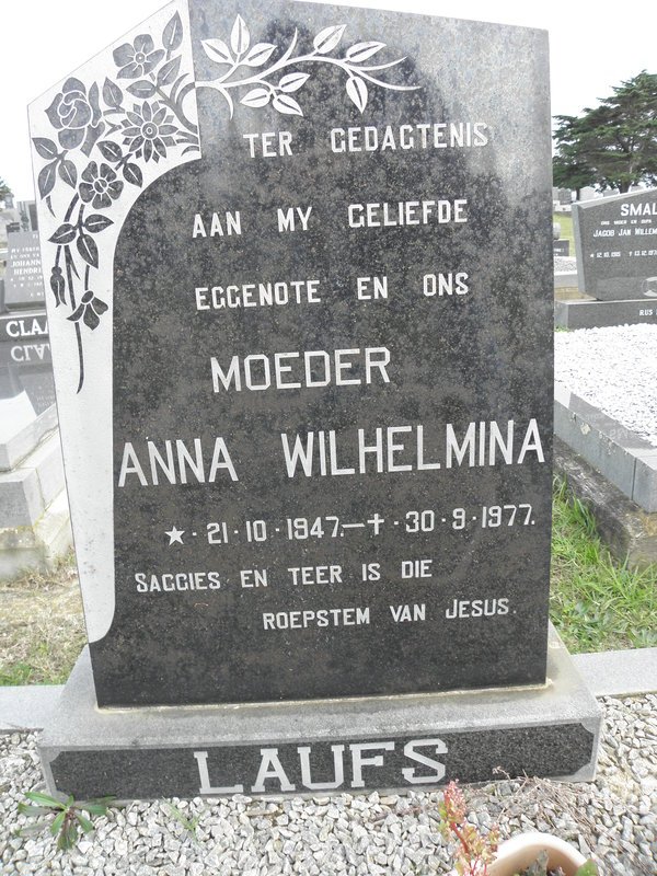 LAUFS Anna Wilhelmina 1947-1977