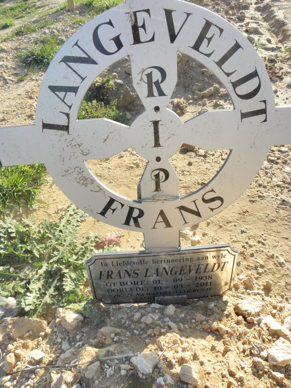 LANGEVELDT Frans 1938-2011