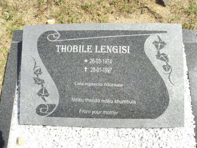 LENGISI Thobile 1974-1997