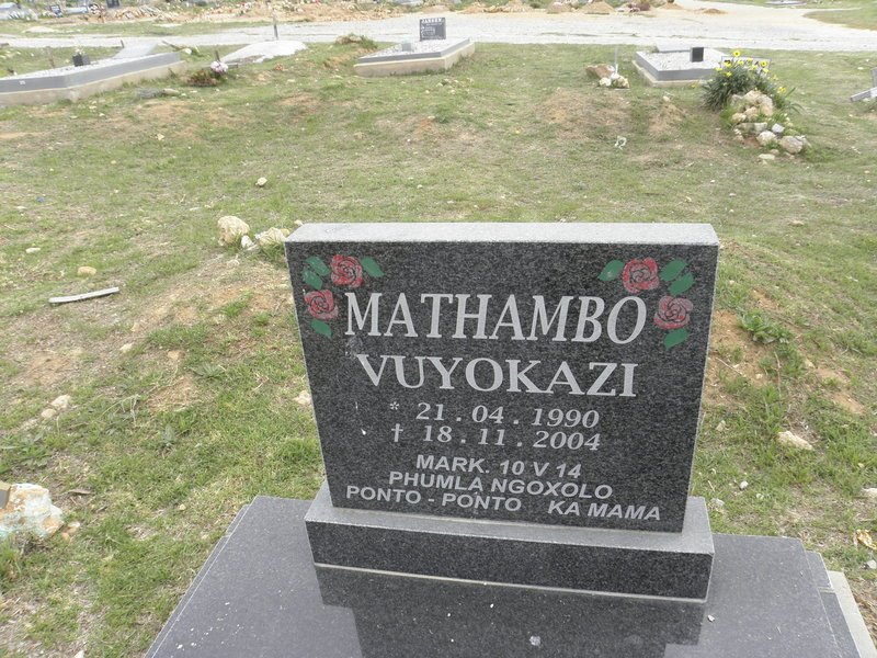 MATHAMBO Vuyokazi 1990-2004