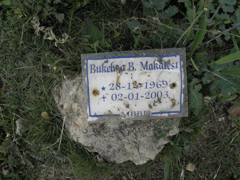 MAKATESI Bukelwa B. 1969-2003