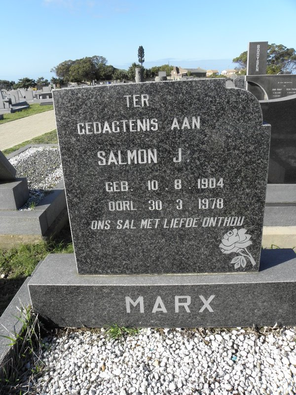 MARX Salmon J. 1904-1978
