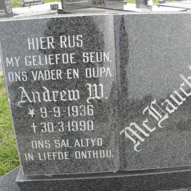 McLAUCHLAN Andrew W. 1936-1990