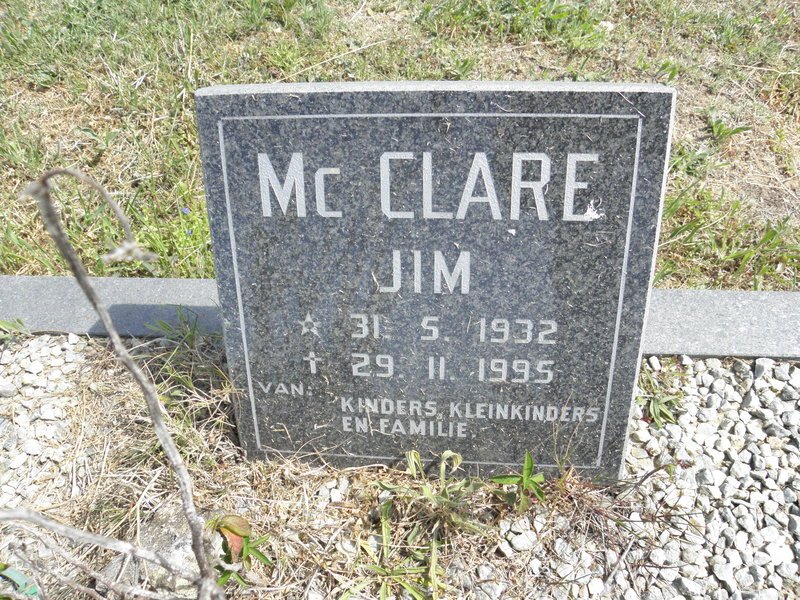Mc CLARE Jim 1932-1995