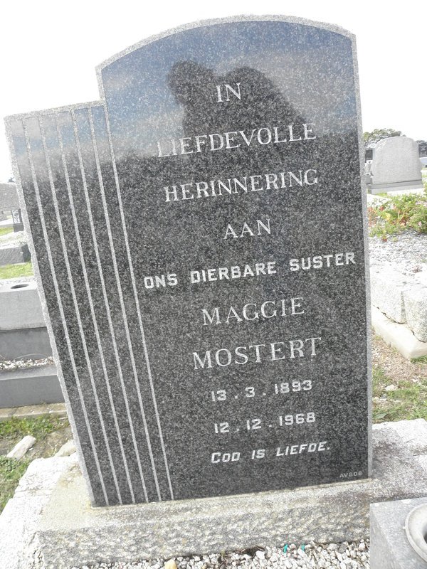 MOSTERT Maggie 1893-1968