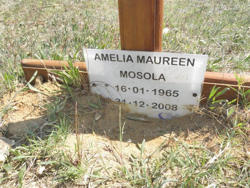 MOSOLA Amelia Maureen 1965-2008
