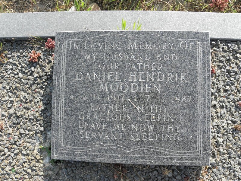MOODIEN Daniel Hendrik 1917-1982