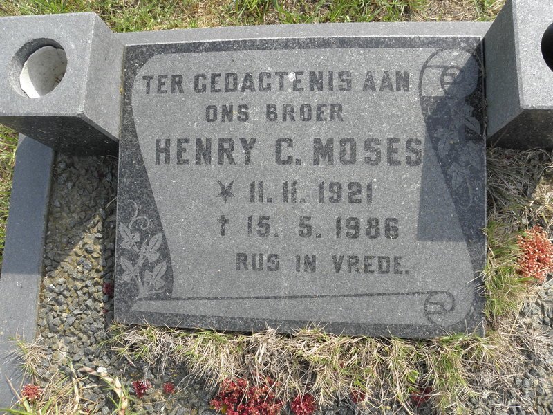 MOSES Henry C. 1921-1986