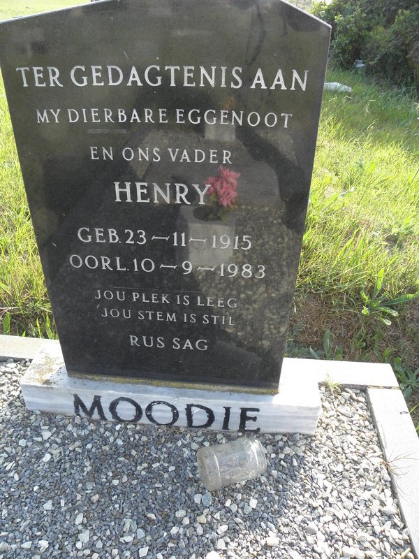 MOODIE Henry 1915-1983