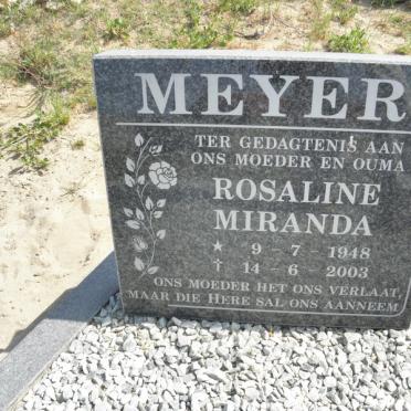 MEYER Rosaline Miranda 1948-2003