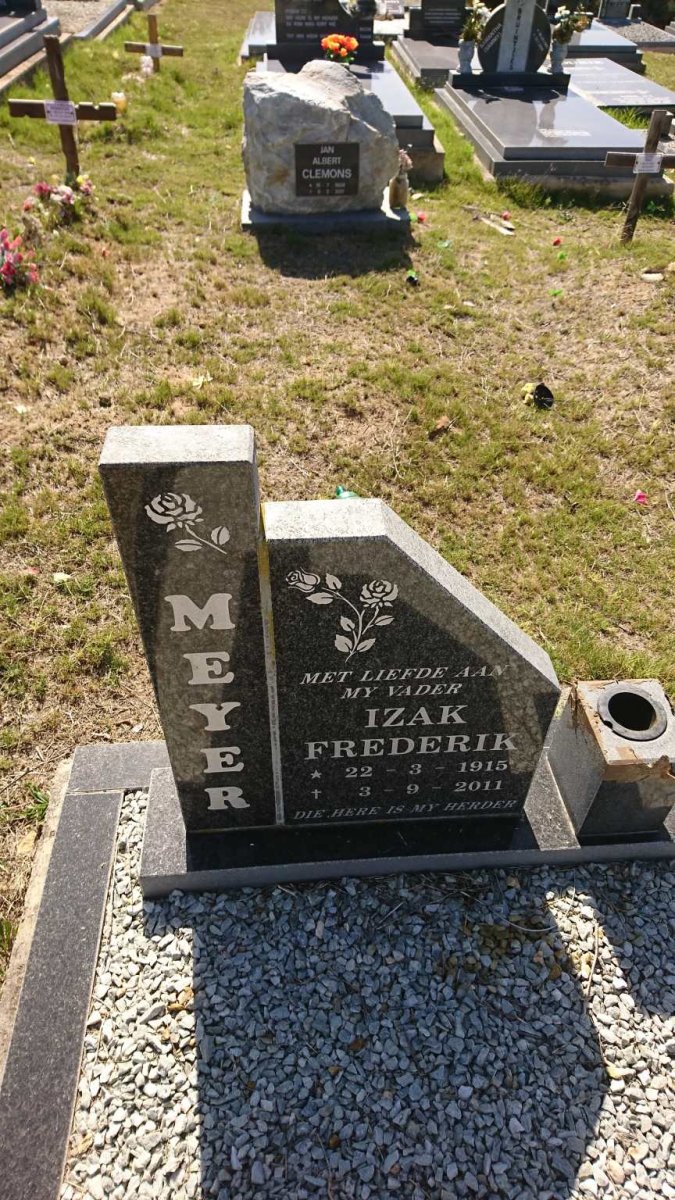MEYER Izak Frederik 1915-2011