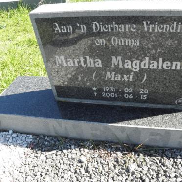 MEYER Martha Magdalena 1931-2001