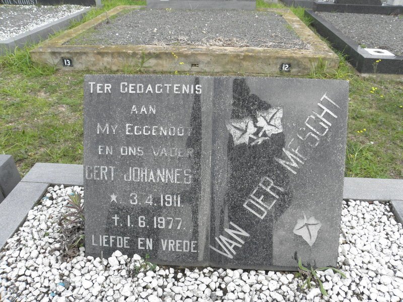 MESCHT Gert Johannes, van der 1911-1977